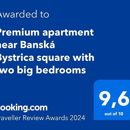 Premium Apartment Near Banska Bystrica Square With Two Big Bedrooms Экстерьер фото